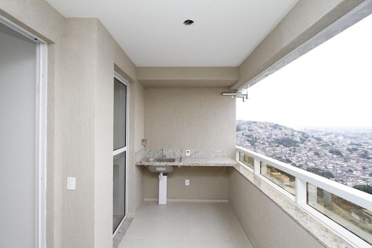 Varanda da Sala de apartamento à venda com 2 quartos, 65m² em Gutierrez, Belo Horizonte