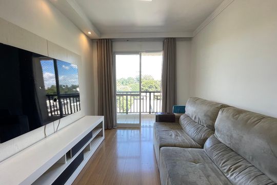 Sala de apartamento à venda com 2 quartos, 64m² em Jardim Olympia, São Paulo