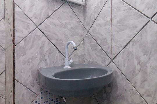 Banheiro de casa para alugar com 2 quartos, 50m² em Jardim das Flores, São Paulo