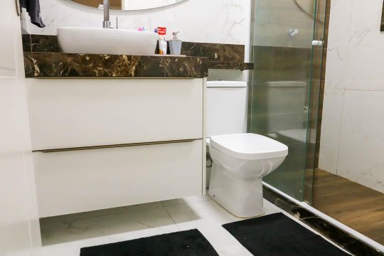Banheiro Social de casa à venda com 3 quartos, 173m² em Inhaúma, Rio de Janeiro