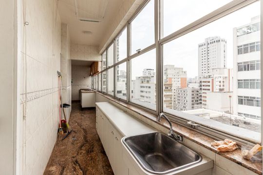 Área de Serviço de apartamento à venda com 4 quartos, 237m² em Santa Cecilia, São Paulo