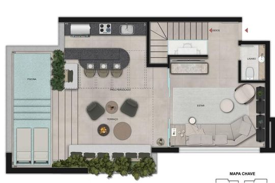 Apartamento à venda com 3 quartos, 172m² em Anchieta, Belo Horizonte