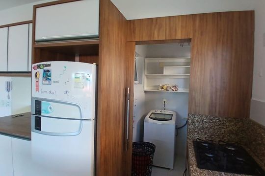 Cozinha de apartamento para alugar com 3 quartos, 104m² em Canasvieiras, Florianópolis