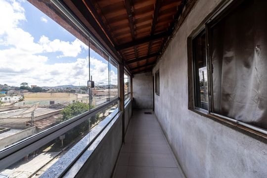Varanda da Sala de apartamento à venda com 3 quartos, 110m² em Céu Azul, Belo Horizonte