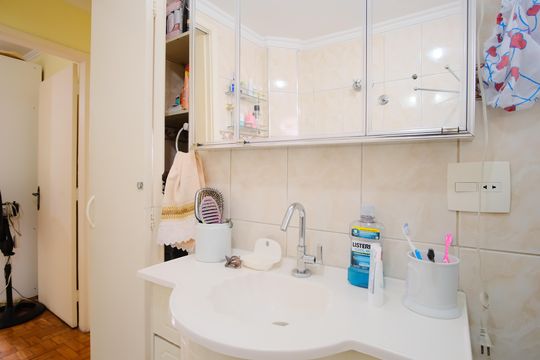 Banheiro de apartamento para alugar com 2 quartos, 106m² em Parque São Jorge, São Paulo