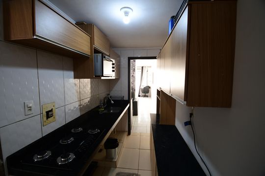 Cozinha de kitnet/studio para alugar com 1 quarto, 51m² em Botafogo, Campinas