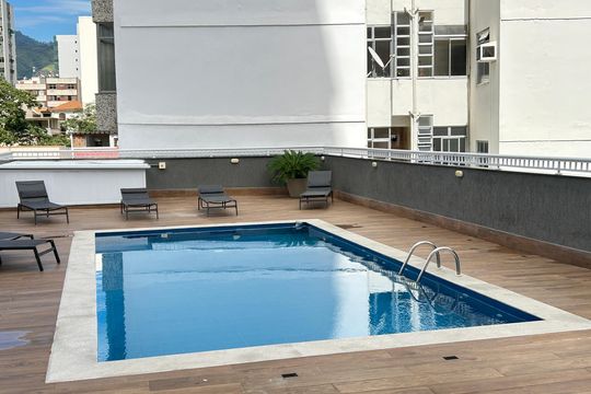 Área comum - Piscina de apartamento à venda com 2 quartos, 69m² em Méier, Rio de Janeiro