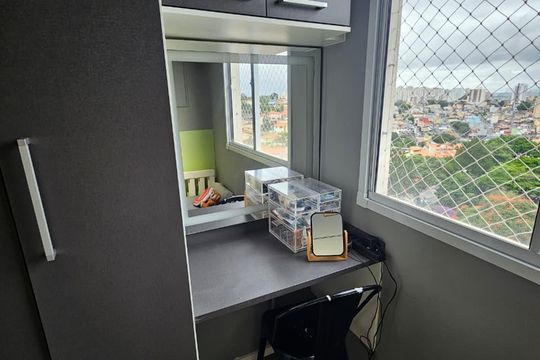 Quarto de apartamento à venda com 2 quartos, 41m² em Jardim Celeste, São Paulo