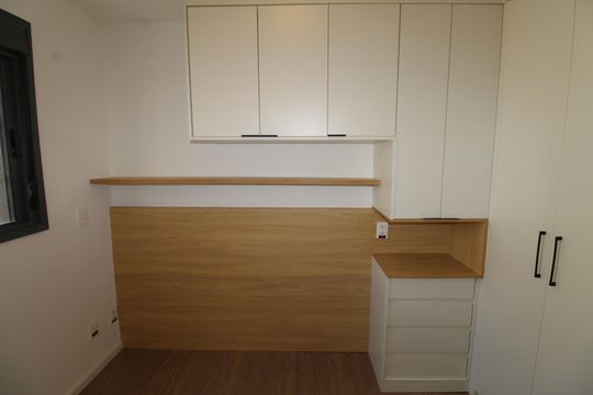 Suíte  de apartamento para alugar com 1 quarto, 33m² em Jardim Esplanada, São José dos Campos