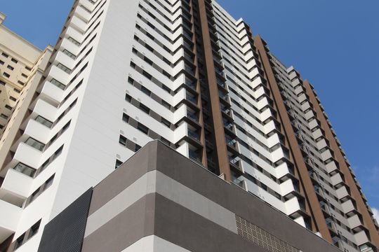 Fachada do Prédio de apartamento para alugar com 1 quarto, 33m² em Jardim Esplanada, São José dos Campos