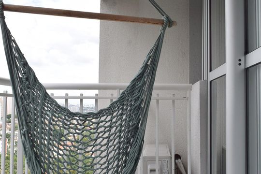 Varanda de kitnet/studio para alugar com 1 quarto, 36m² em Sumarezinho, São Paulo