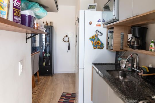 COZINHA de apartamento à venda com 3 quartos, 56m² em Limão, São Paulo