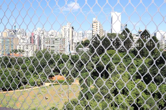 Vista da Sala de apartamento à venda com 1 quarto, 43m² em Consolação, São Paulo