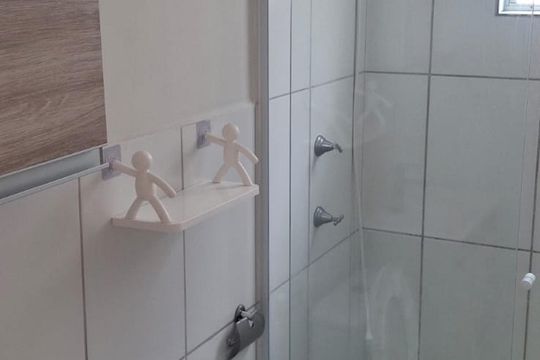 Banheiro de apartamento para alugar com 2 quartos, 45m² em Loteamento Parque São Martinho, Campinas