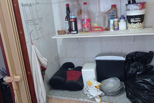 Cozinha de apartamento à venda com 2 quartos, 53m² em Santa Branca, Belo Horizonte