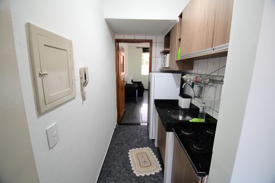 Cozinha de kitnet/studio à venda com 1 quarto, 40m² em Centro, Campinas