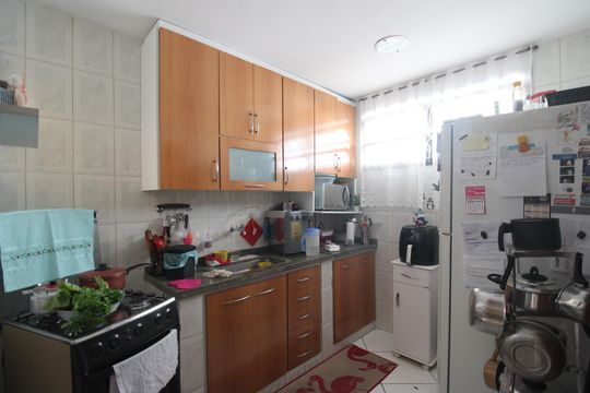 Cozinha de casa de condomínio à venda com 2 quartos, 61m² em Taquara, Rio de Janeiro