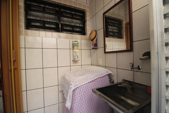Área de serviço de casa de condomínio à venda com 2 quartos, 61m² em Taquara, Rio de Janeiro
