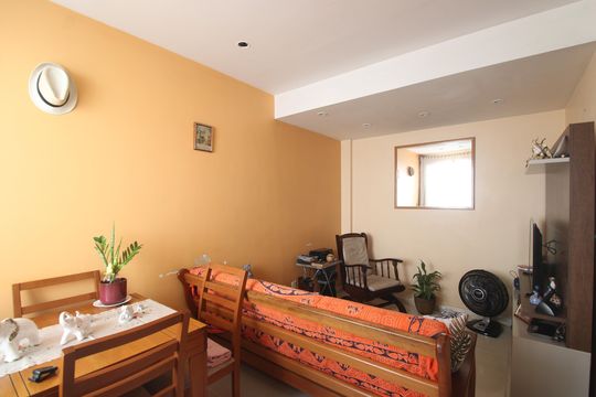 Sala de casa de condomínio à venda com 2 quartos, 61m² em Taquara, Rio de Janeiro