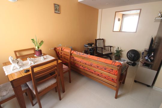 Sala de casa de condomínio à venda com 2 quartos, 61m² em Taquara, Rio de Janeiro