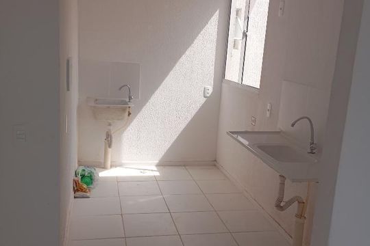 Área de serviço de apartamento para alugar com 2 quartos, 48m² em Residencial Parque Dos Sonhos 2, Goiânia