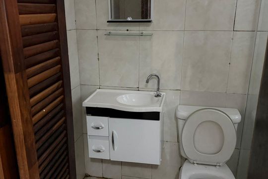Banheiro de apartamento para alugar com 1 quarto, 50m² em Associacao Sobradinho, São Paulo
