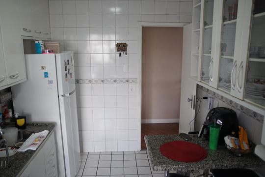 Cozinha - Armários de apartamento à venda com 3 quartos, 86m² em Vila Pedro Moreira, Guarulhos