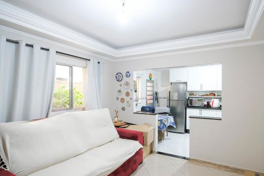 Sala de apartamento à venda com 2 quartos, 80m² em Nova Gerti, São Caetano do Sul