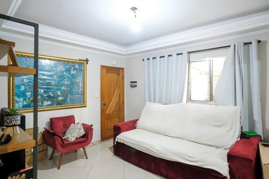 Sala de apartamento à venda com 2 quartos, 80m² em Nova Gerti, São Caetano do Sul