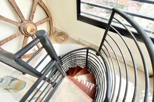 Varanda Escada para sala de apartamento à venda com 3 quartos, 260m² em Lauzane Paulista, São Paulo