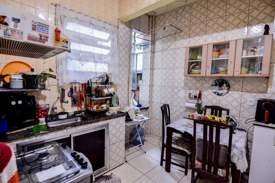 Cozinha e Área de Serviço de apartamento à venda com 3 quartos, 90m² em Engenho Novo, Rio de Janeiro
