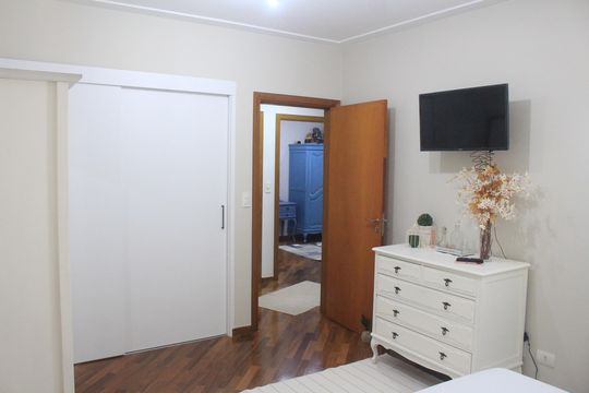 Suíte 1 de apartamento à venda com 3 quartos, 130m² em Barcelona, São Caetano do Sul