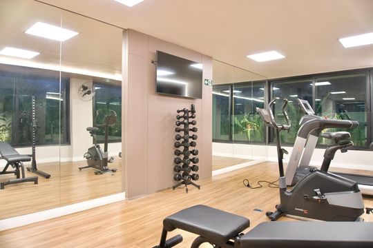 Área comum - Academia de apartamento para alugar com 2 quartos, 65m² em Lourdes, Belo Horizonte