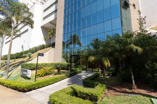 Fachada de apartamento à venda com 2 quartos, 68m² em Vila da Serra, Nova Lima