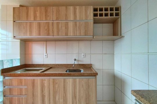 Cozinha de apartamento para alugar com 2 quartos, 45m² em Canudos, Novo Hamburgo