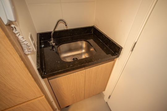 Área de Serviço de kitnet/studio para alugar com 1 quarto, 25m² em Vila Clementino, São Paulo