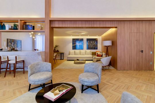 Área comum de apartamento à venda com 3 quartos, 125m² em Jardim das Acacias, São Paulo