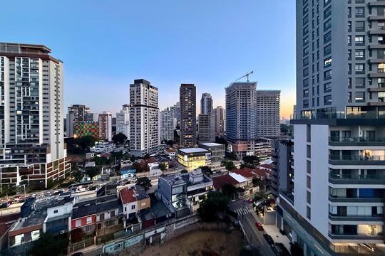 Vista Suíte 3 de apartamento à venda com 3 quartos, 125m² em Jardim das Acacias, São Paulo