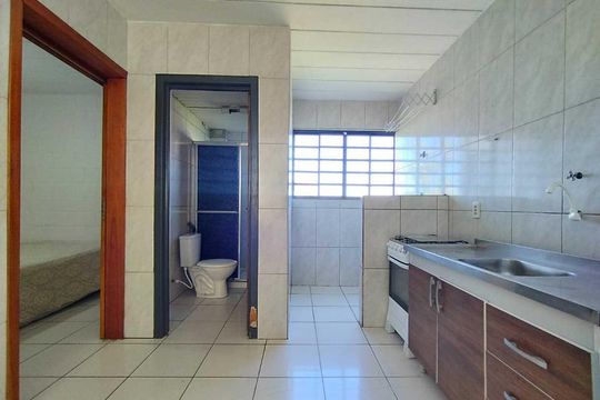 Cozinha de apartamento para alugar com 1 quarto, 50m² em Canudos, Novo Hamburgo