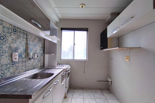 Cozinha de apartamento para alugar com 2 quartos, 50m² em Hamburgo Velho, Novo Hamburgo