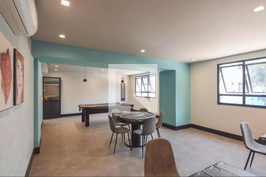 Área externa de kitnet/studio à venda com 1 quarto, 26m² em Vila Campestre, São Bernardo do Campo