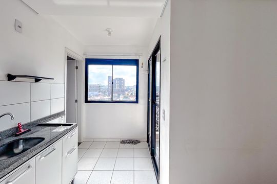 Cozinha de apartamento à venda com 1 quarto, 26m² em Vila Granada, São Paulo