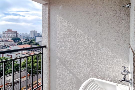 Área de Serviço de apartamento à venda com 1 quarto, 26m² em Vila Granada, São Paulo