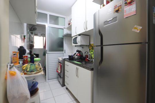 Cozinha de apartamento à venda com 3 quartos, 75m² em Parque São Lucas, São Paulo