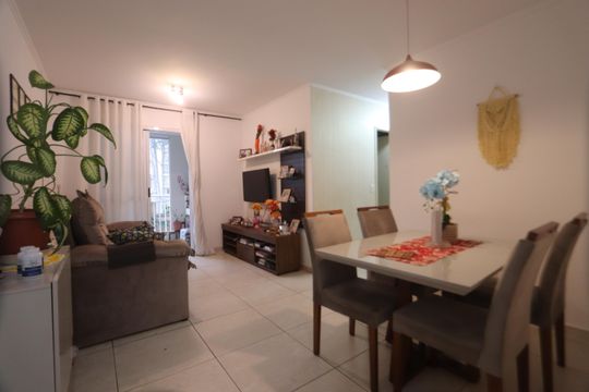 Sala de apartamento à venda com 3 quartos, 75m² em Parque São Lucas, São Paulo