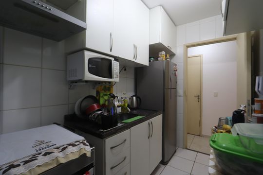 Cozinha de apartamento à venda com 3 quartos, 75m² em Parque São Lucas, São Paulo