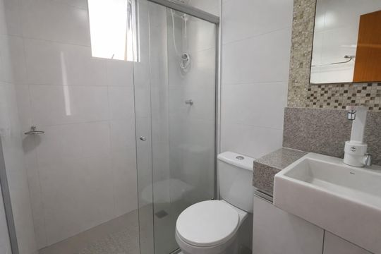 banheiro 1 de apartamento à venda com 3 quartos, 100m² em Estoril, Belo Horizonte