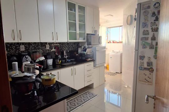 cozinha de apartamento à venda com 3 quartos, 100m² em Estoril, Belo Horizonte