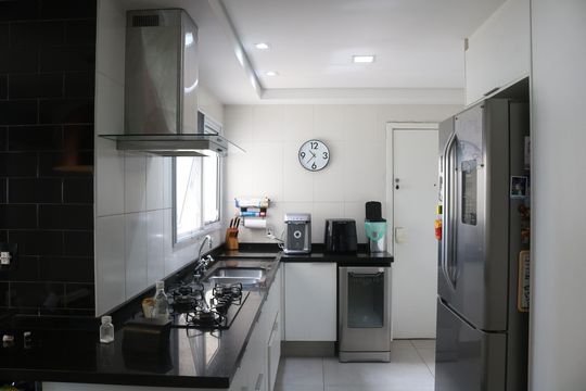 Cozinha de apartamento à venda com 4 quartos, 283m² em Jardim das Perdizes, São Paulo