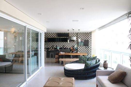 Varanda gourmet de apartamento à venda com 4 quartos, 283m² em Jardim das Perdizes, São Paulo